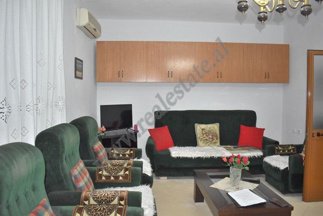 Two bedroom apartment for rent in Sotir Kolea street in Tirana.&nbsp;
It is located on the first fl